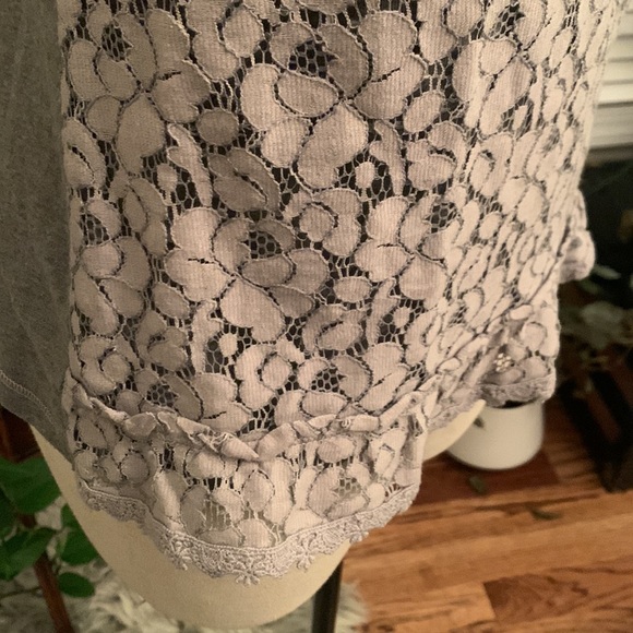 Soft knit with chunky lace for texture - Picture 5 of 7